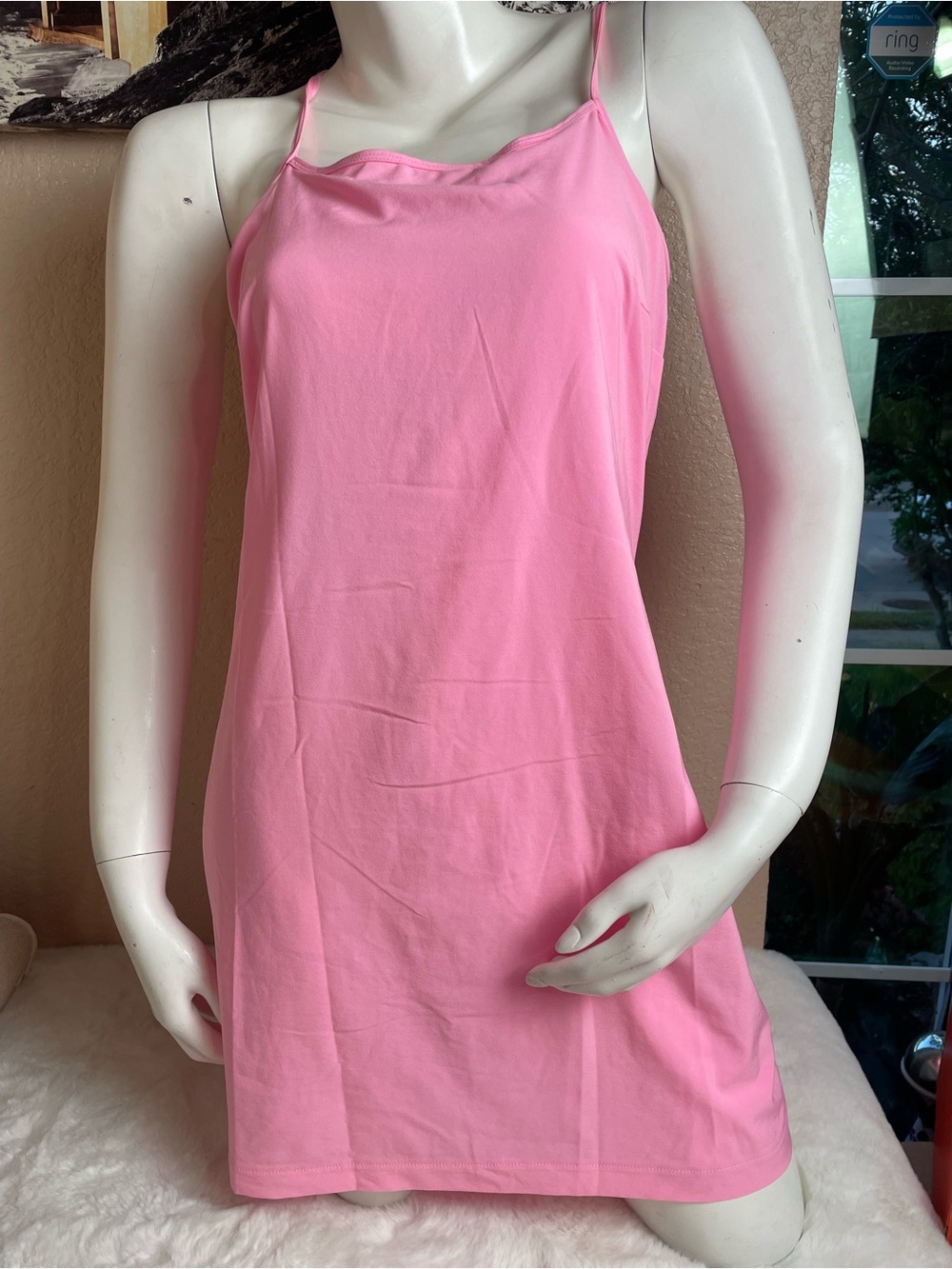 all in motion Pink Midi Slip Dress